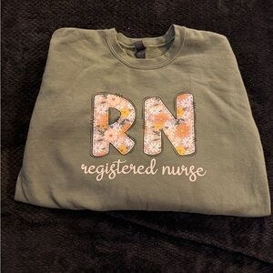 Gildan Olive Green Heavy Blend Sweatshirt